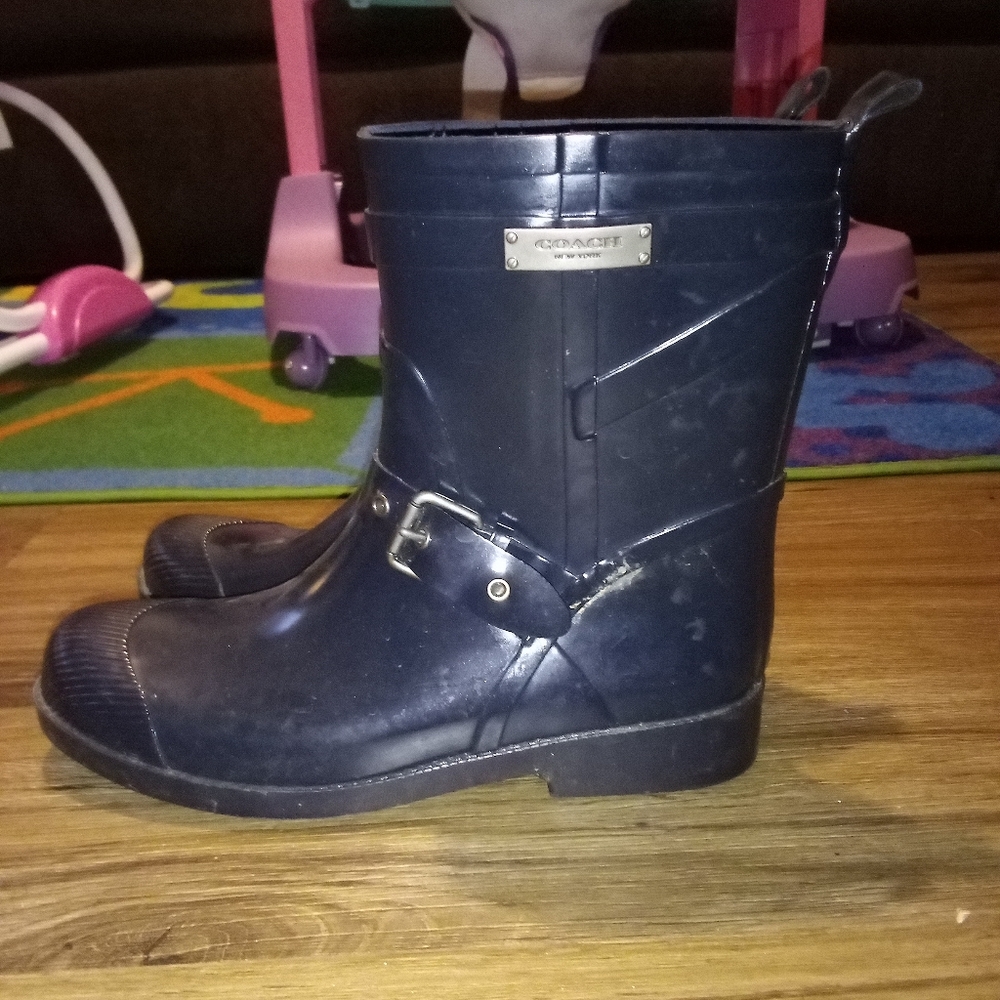 Coach Lester rain boots